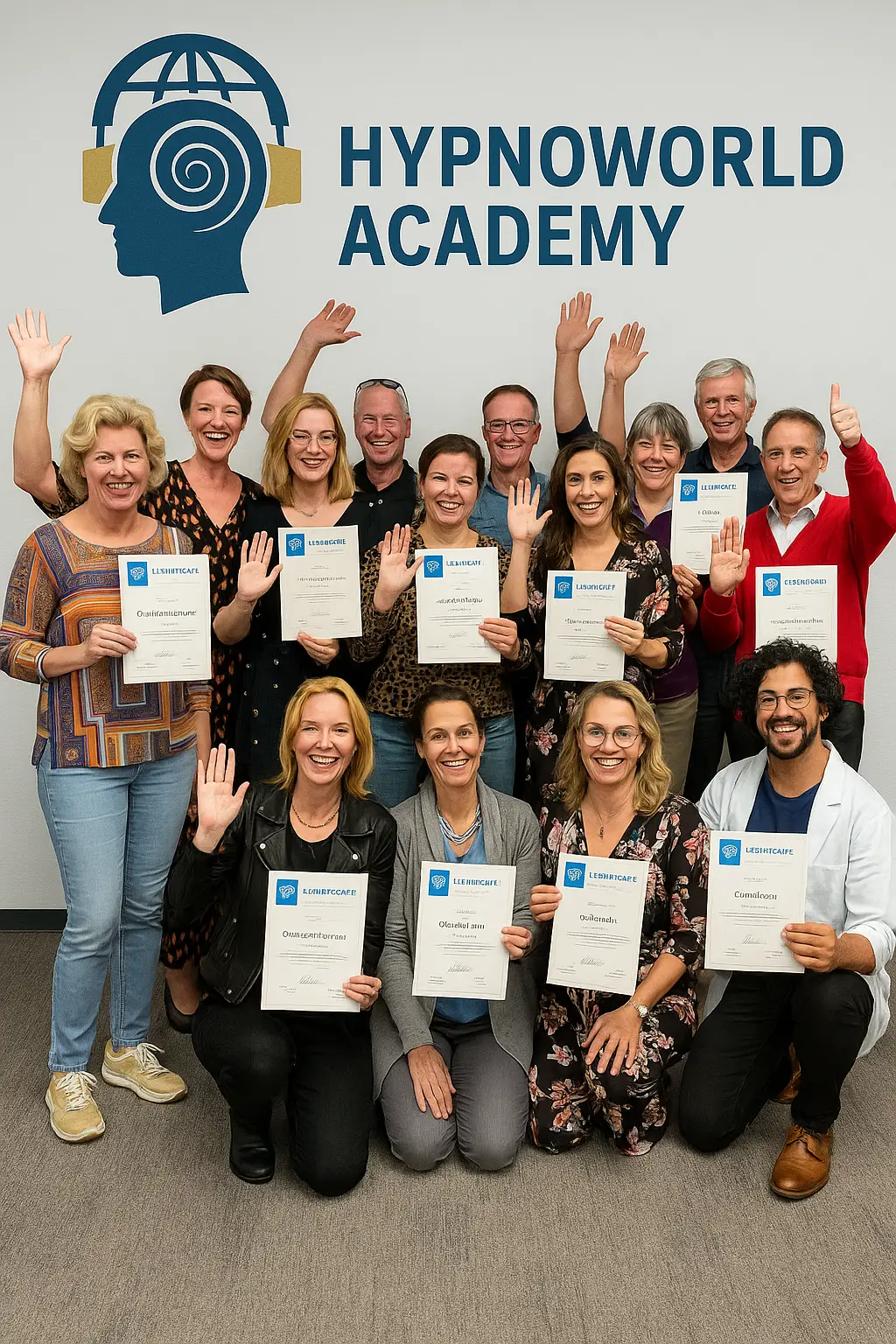 HypnoWorld Academy - afgestudeerde studenten